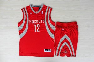 Maillot De Basket Houston Rockets Dwight Howard 12 Tissus Sportif Fans Edition Rouge